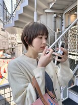 サイズ(cyez)&nbsp;ナチュラルショートにアッシュベージュ