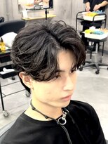 ビカムメンズヘアー 栄店(become men's hair)&nbsp;フェザーパーマセンターパート栄
