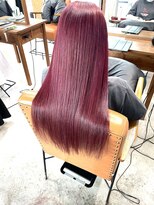 リーアイ(R-ee-i)&nbsp;「艶髪ピンク」/縮毛矯正/髪質改善/ハイライト/一宮/一宮駅