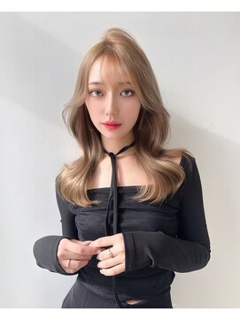 ジーナ 名駅(XENA.) 面長さんおすすめ!韓国風レイヤースタイル