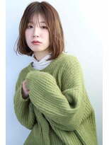 美容室オーブ おいらせ店&nbsp;クラシックブラウンミディボブ