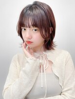 レア 表参道(L'ea)&nbsp;・黒髪クラゲヘアーオリーブグレー小顔ココアベージュ