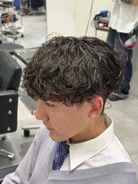 オーシャントーキョー 仙台(OCEAN TOKYO)&nbsp;波巻きツイストスパイラルツーブロック刈り上げメンズパーマ