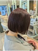 ぱつっとボブ