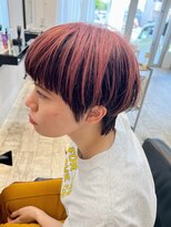 アスラン(ASLAN)&nbsp;【aslan】マッシュショート/アンブレラカラー/白髪ぼかし