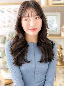 カバーヘア ブリス 戸田公園西口店(COVER HAIR bliss) 波巻き黒髪パーマスーパーロングレイヤーc7戸田公園20代30代40代