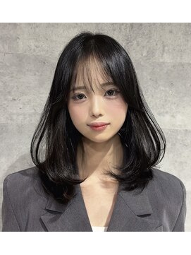 アンダーバーホワイト(_WHITE) 艶髪/ヨンモリレイヤー