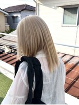 アフターニュース 新潟(afternews) ホワイトグレージュ/ダブルカラー/ケアブリーチ/髪質改善/新潟