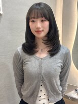 ロンドリゼル 札幌(Lond RiseL) *ダークアッシュ 似合わせミディアムレイヤーカット