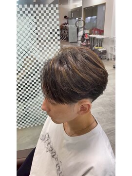 アース 柏店(HAIR&MAKE EARTH) 韓国風センターパートマッシュ