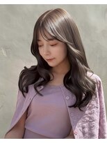 エヌアイ オモテサンドウ(ni omotesando)&nbsp;上品韓国◇暗め透明感ショコラグレージュ顔周りレイヤーカット