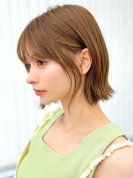 ヨリ ルトロワ 札幌大通(yori Le_trois) 前髪イメチェンピンクベージュクールショートレイヤーカット