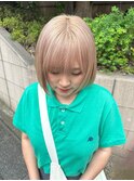 ハイトーン/ダブルカラー/アンブレラカラー/イメチェン/前髪