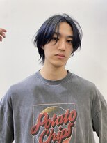 クラン バイ ヘッドライト 栄店(clan by HEADLIGHT)&nbsp;メンズカットメンズヘアセンターパートショートウルフ