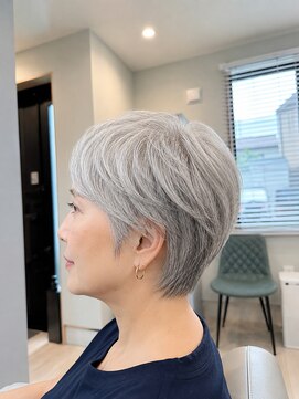 エオン(eon) 大人ショート【eon】#大人女性#白髪#マンツーマン