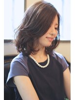 ヘア ビジュー(hair BIJOUX) 30代40代ナチュラル派必見!毎朝5分で簡単に決まる大人ミディ