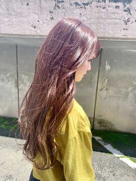 ヘア プロデュース キュオン(hair produce CUEON.) juicy pink × long