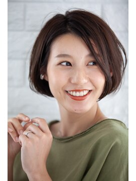 リル 7F 銀座(Rire) 【Rire-リル銀座-】美シルエット小顔耳かけ◎ショートボブ☆