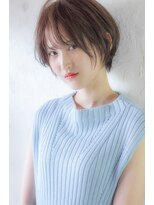エルフォ(elfo) 【elfo】30代からのひし形シルエットのショートパーマスタイル