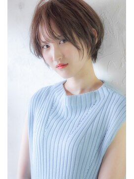 エルフォ(elfo) 【elfo】30代からのひし形シルエットのショートパーマスタイル