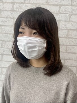 ソマル(so.maru) 結んでも可愛いサイドバング×毛先Cカールの内巻きスタイル
