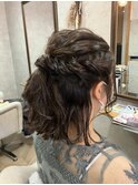 【ekolu ANNA】ハーフアップ/簡単アレンジ/パーティーセット