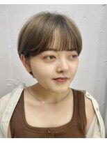 ヴェイン 渋谷(vain)&nbsp;グレージュ×20代マッシュショート