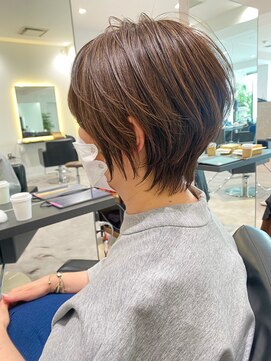 バンプ ギンザ(BUMP GINZA) くびれショート/マロンブラウン/大人ショートボブ／山口