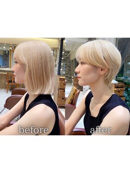 【スタイリストカット￥3850】ショートこそ違いがわかる圧倒的な技術力を体感♪クセも骨格もカットで解決◎