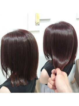 アッシュ 清瀬店(Ash) 【髪質改善】ピンクブラウン系カラー　Ash清瀬 大嶋