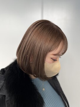 ウィクシーミミ 栄矢場町店(wixy mimi) ボブ×透明感カラー♪ byRYO