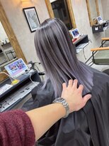 サニー 渋谷(SUNNY)&nbsp;ラベンダーバレイヤージュ、レイヤーカット、ハイライト