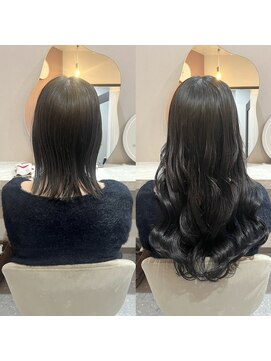 ミラ(Mila) ボブからロングヘアに♪最高級シールエクステ