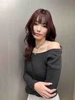 イキ 表参道(iki omotesando)&nbsp;ハッシュカット/フルバング/似合わせカット/レッドブラウン