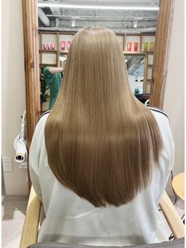 チェレ オレ 新金岡店(Chere ore) ミルクティーベージュケアブリーチダブルカラー