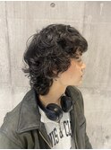 メンズウルフパーマ