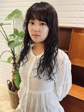 ルアウハク 梅田(LUAU Haku) 【REN】ロングウェーブパーマ