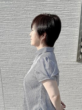 パルファンフラーヴ(PARFUN FLEUVE) ショートカット×白髪染め