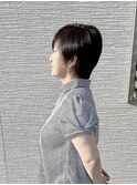 ショートカット×白髪染め