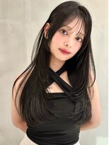 ロンド アンブル 四条烏丸(Lond ambre)&nbsp;ストレートレイヤー似合わせカットフェミニンロング5129