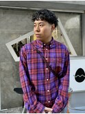 短髪緩めパーマ