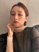 アース 三木店(HAIR & MAKE EARTH)&nbsp;20代30代大人可愛いダブルカラーブリーチ外はねショートボブ