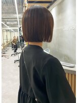 ロンドプロフィール 浦和(Lond profil) イメチェン ボブ 外ハネボブ 美髪 ホワイトブロンド 韓国