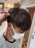 グレージュカラー ブリーチ ケアブリーチ ブリーチ1回