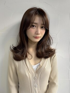 クラン(Chlan) くびれゆるふわウェーブ×アッシュブラウン