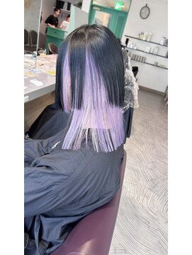 コル(col oodori) インナーカラーラベンダー