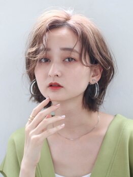 エピックバイファン 竹ノ塚(epc by F.U.N)の写真/【竹ノ塚駅徒歩3分】こだわりのトリートメントを使用した髪質改善カラーが大好評♪理想の色味を叶えます＊