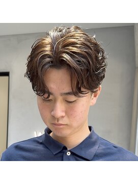 ウェーブ(WAVE) フェザーパーマ/フェザーショート/ニュアンスパーマ/メンズ