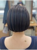 ミニボブショートハイライト水素トリートメント高濃度水素カラー