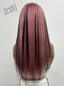 ルシア 京都四条河原町烏丸(LuciA) 【レミー100%/54cm】シールエクステ×カラー×メッシュ